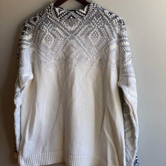 J. Jill Cotton Blend Pullover Crewneck Sweater Size Medium - Picture 4 of 8